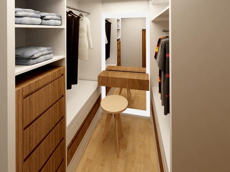 γκαρνταρομπα με ασπρο ξυλο