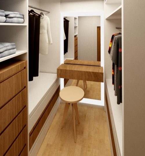 γκαρνταρομπα με ασπρο ξυλο